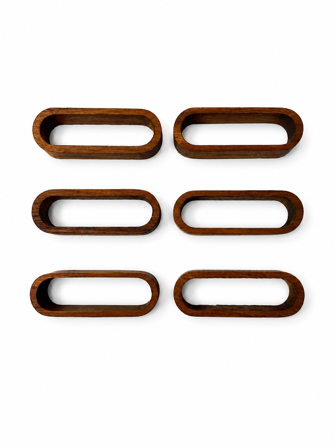 Vintage Bangkok Teak Napkin Rings by Laurids Lønborg Denmark