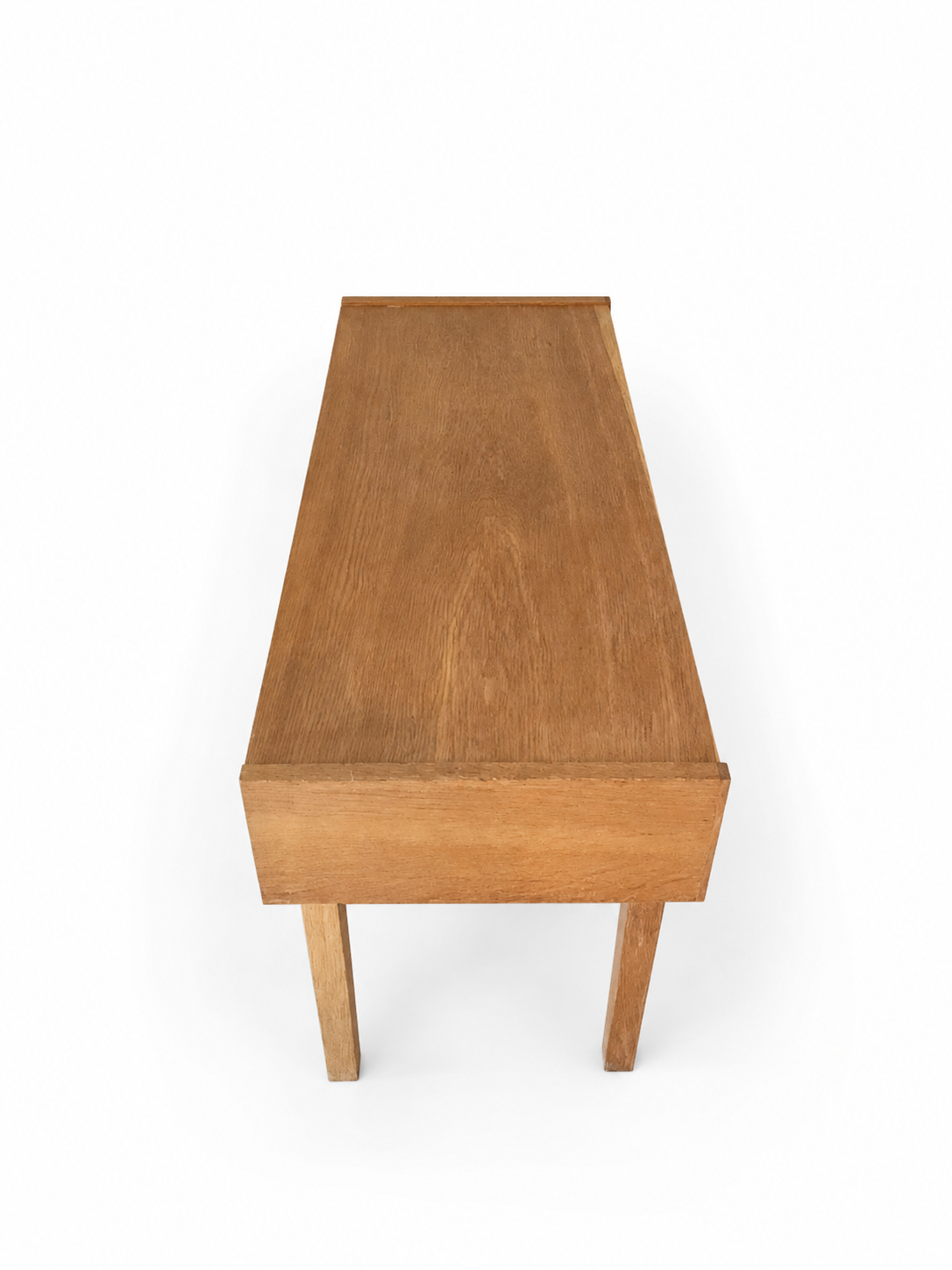 Vintage Danish Oak & Blue Tile Chest, Attributed to Pedersen & Hansen, c. 1960s