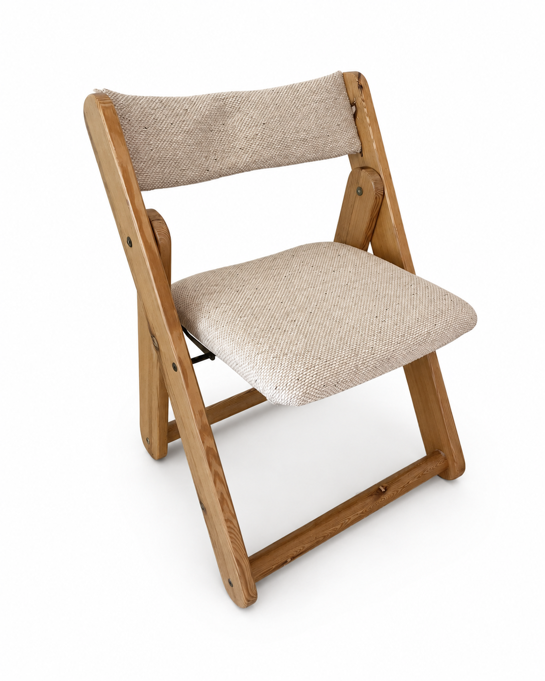 Vintage IKEA Kon-Tiki Pine Folding Chair by Gillis Lundgren, c. 1970s