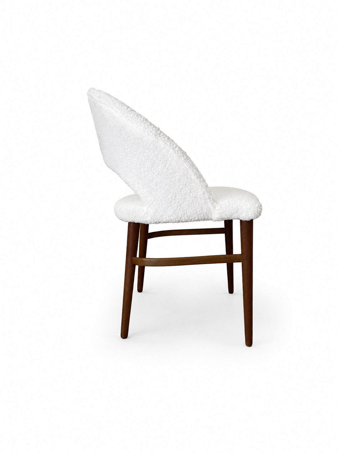 Frode Holm Danish Bouclé Vanity Chair, c. 1960s