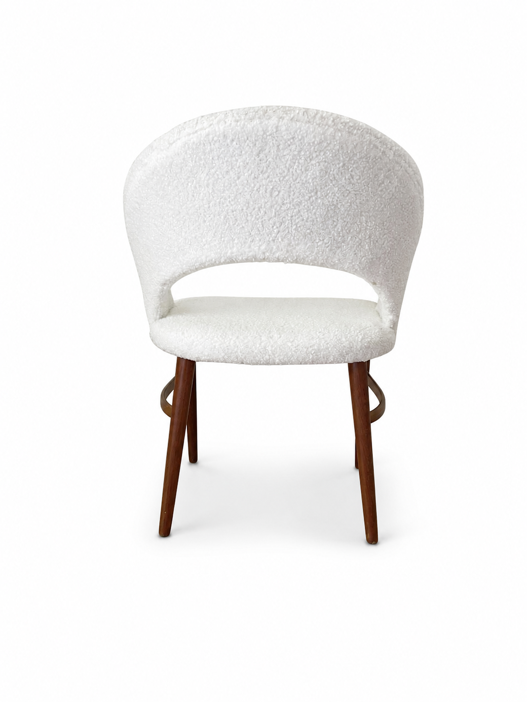 Frode Holm Danish Bouclé Vanity Chair, c. 1960s
