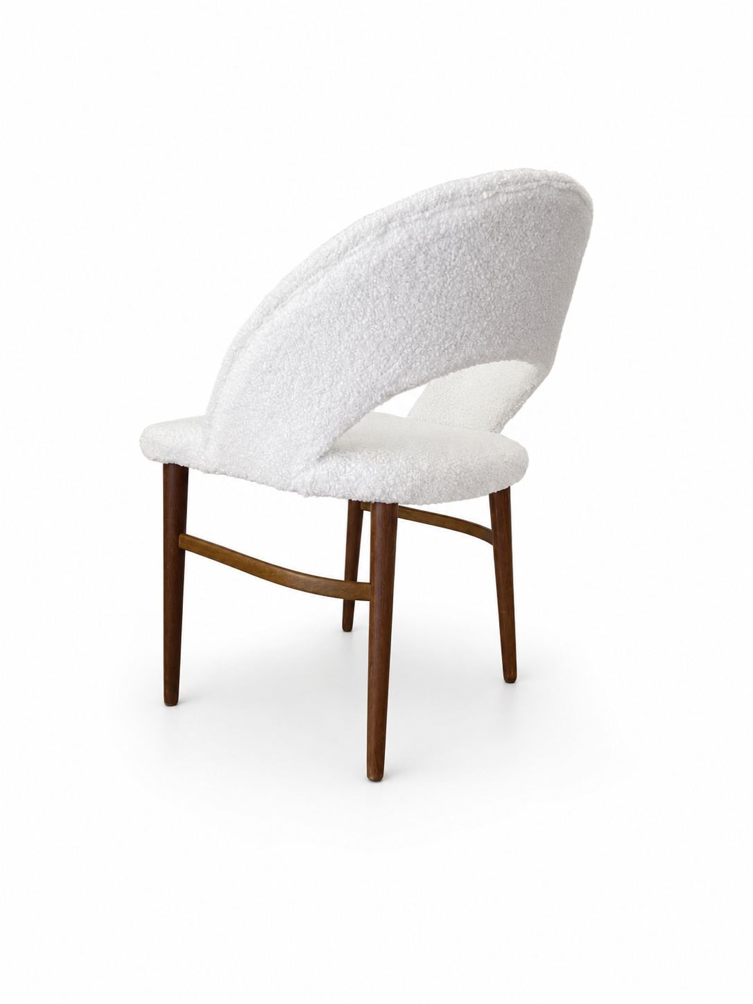Frode Holm Danish Bouclé Vanity Chair, c. 1960s