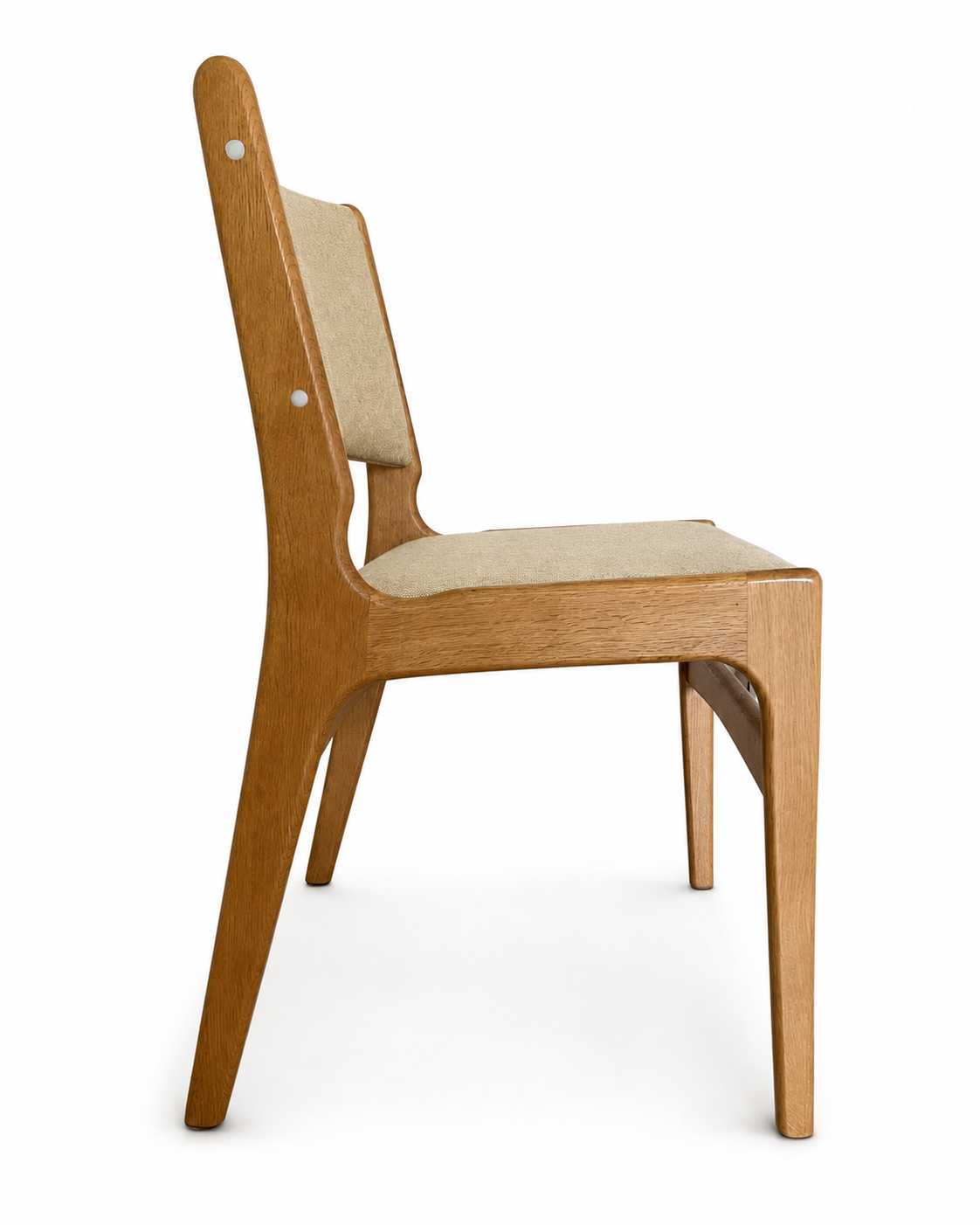 Pair of Vintage Danish Oak Dining Chairs in the Style of Erik Buch