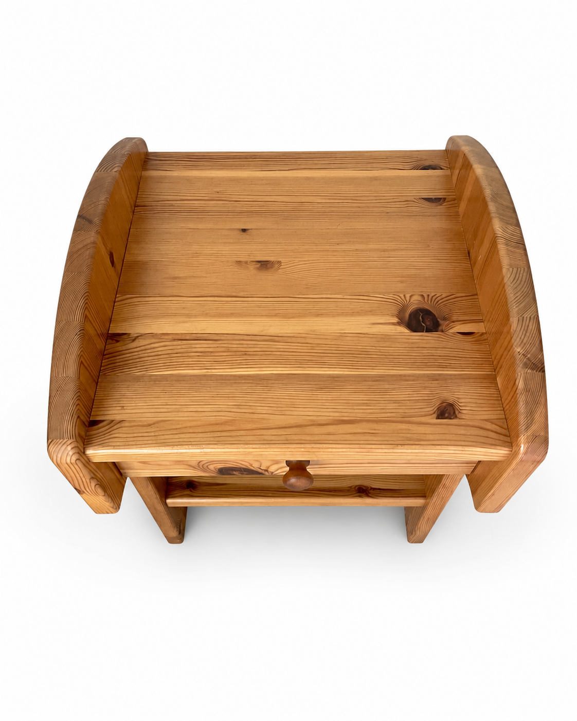 Pair of Vintage Swedish Pine Nightstands, c. 1970s