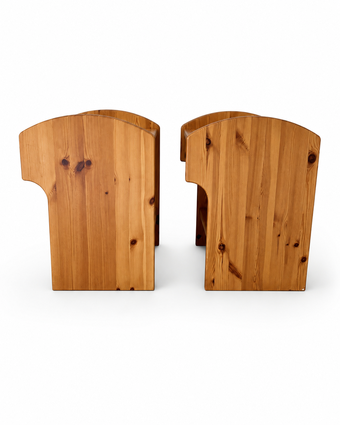 Pair of Vintage Swedish Pine Nightstands, c. 1970s