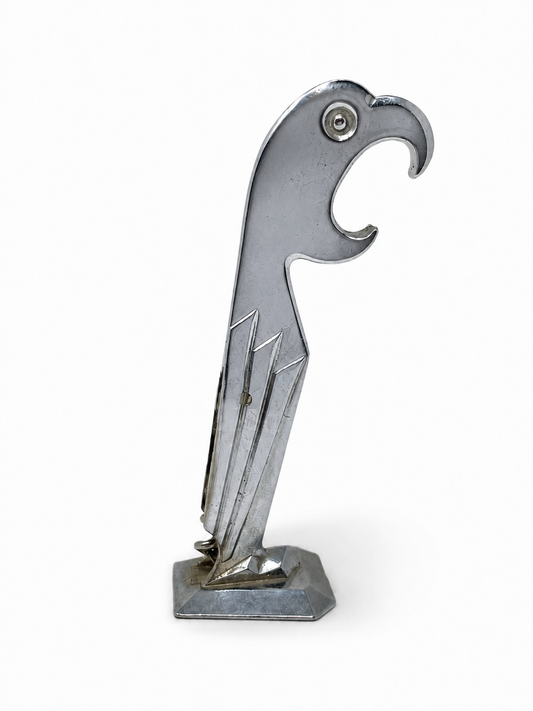 Vintage Negbaur Art Deco Parrot Bottle Opener & Corkscrew