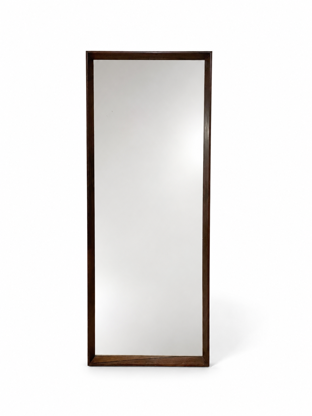 Vintage Danish Rosewood Wall Mirror, 1960s Scandinavian Modern
