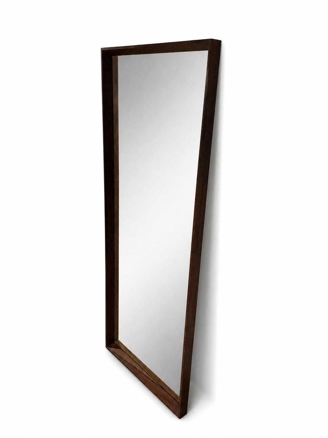 Vintage Danish Rosewood Wall Mirror, 1960s Scandinavian Modern