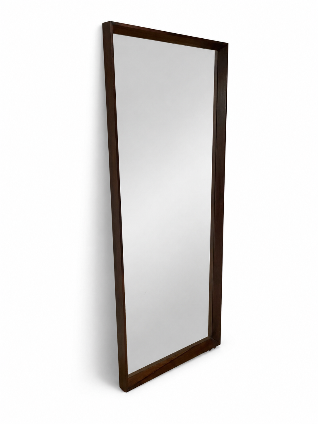 Vintage Danish Rosewood Wall Mirror, 1960s Scandinavian Modern