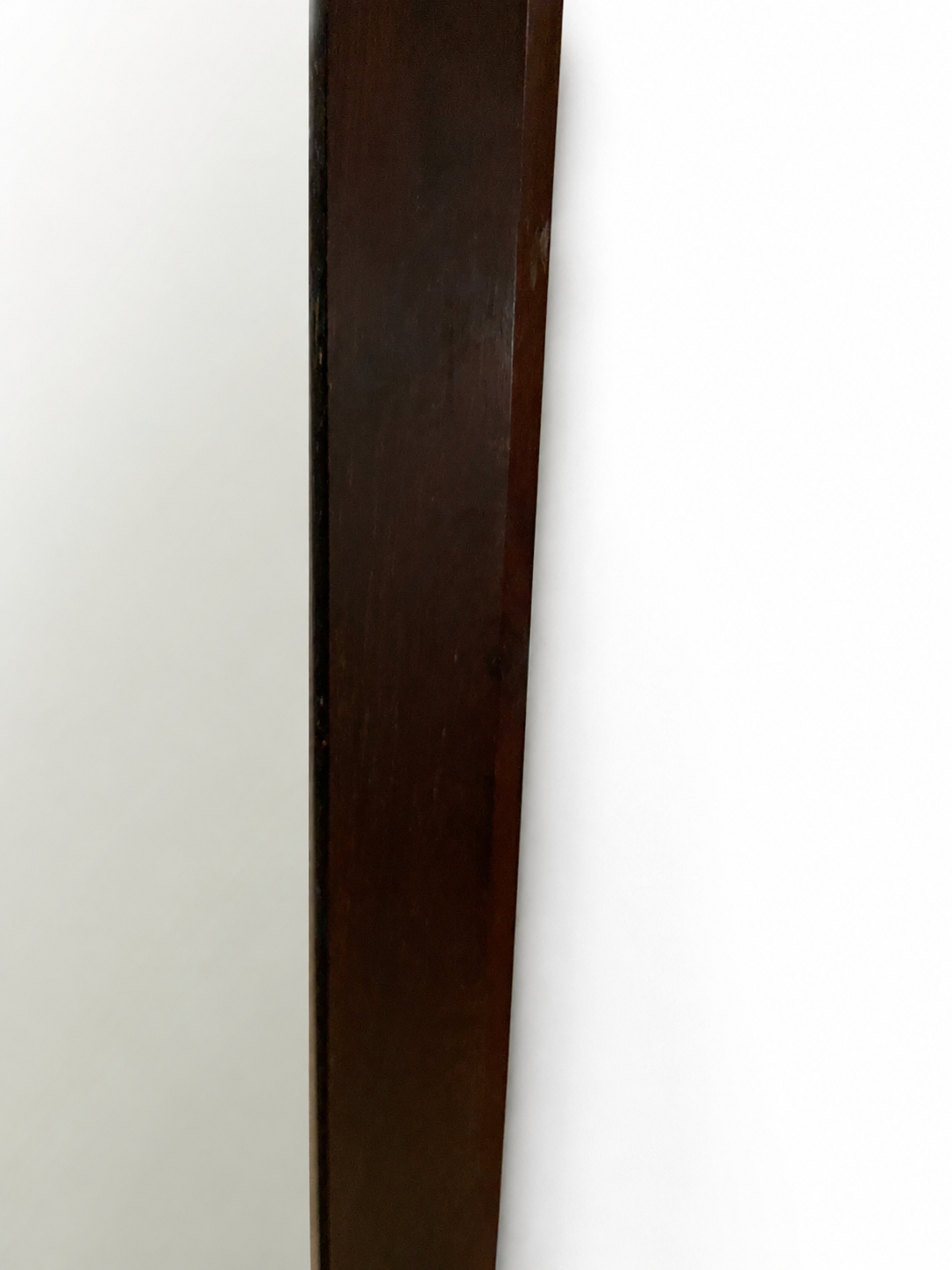 Vintage Danish Rosewood Wall Mirror, 1960s Scandinavian Modern