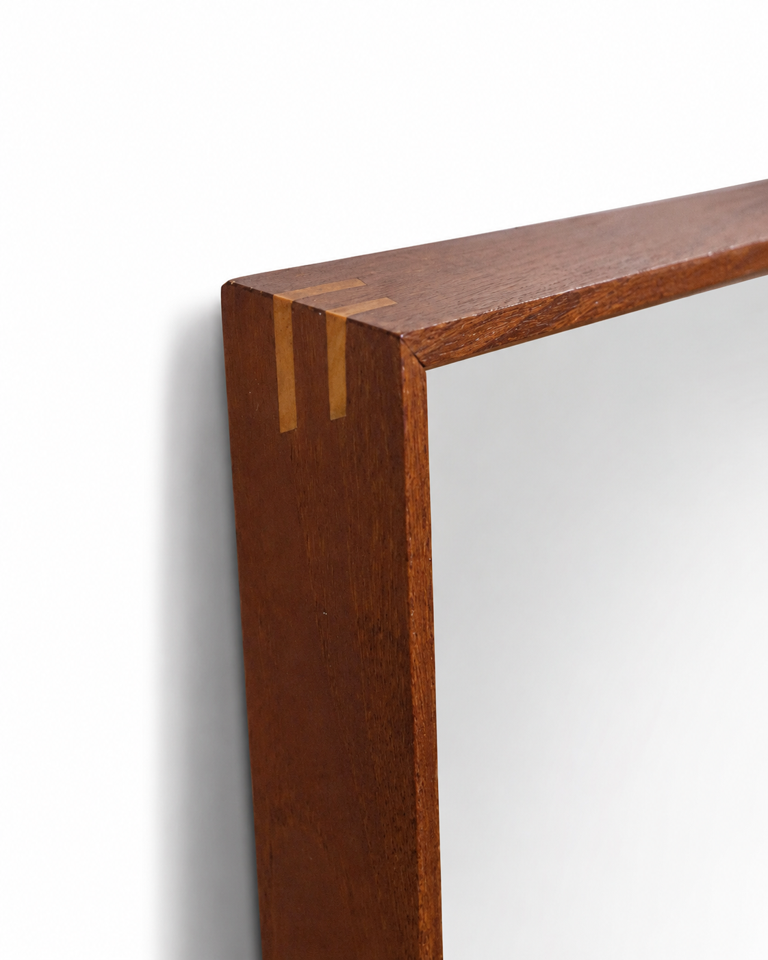 Vintage Danish Teak Wall Mirror by Jansen Spejle, 1960s