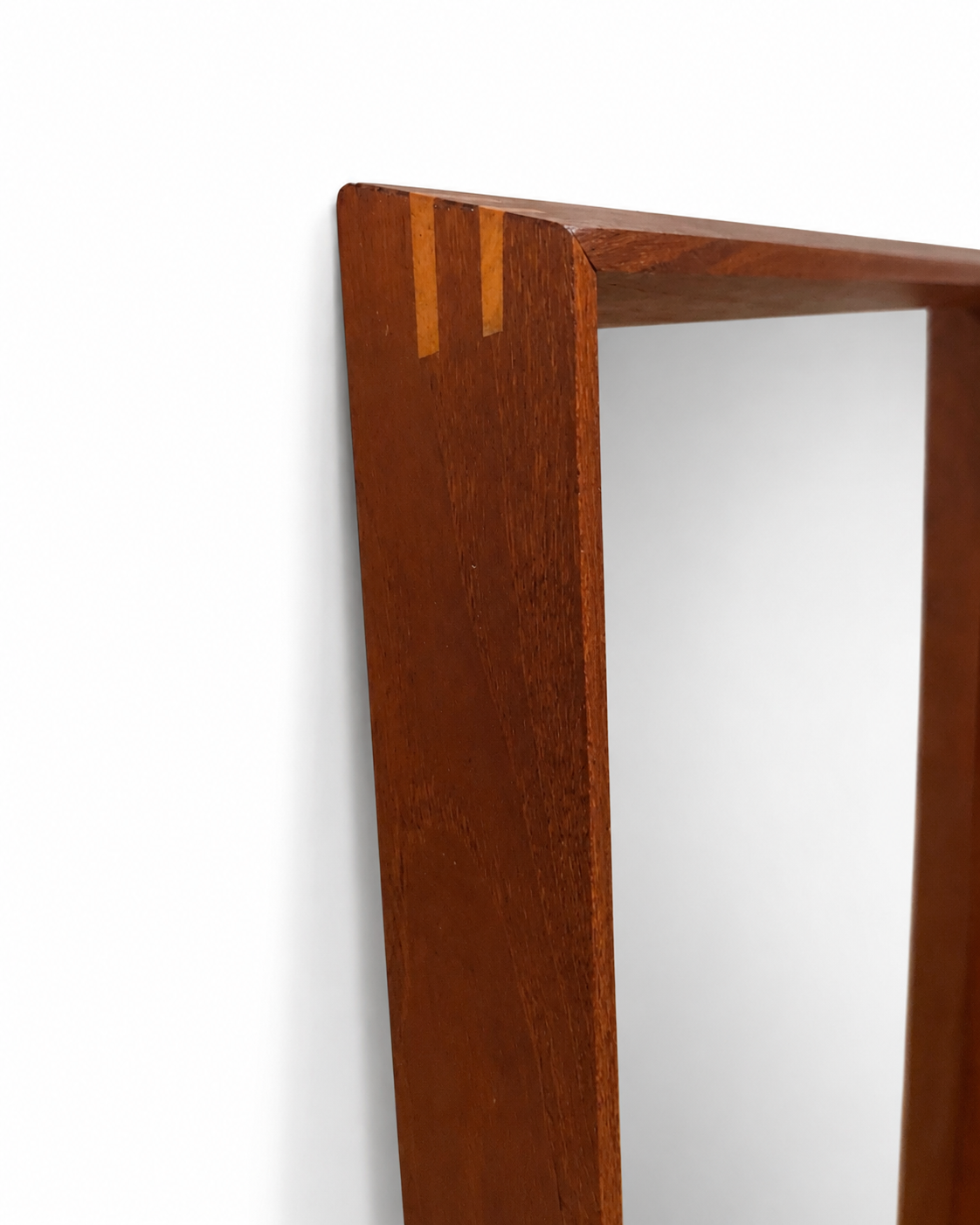 Vintage Danish Teak Wall Mirror by Jansen Spejle, 1960s