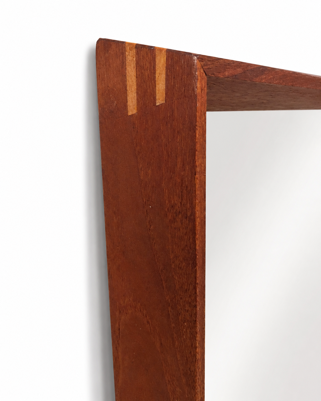 Vintage Danish Teak Wall Mirror by Jansen Spejle, 1960s