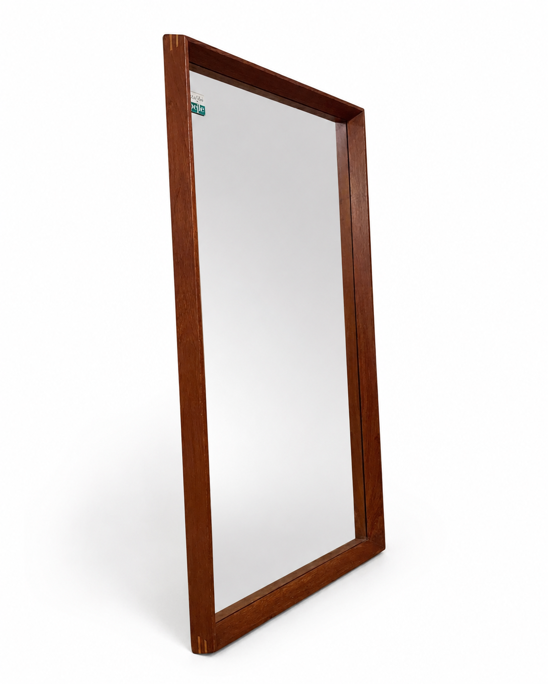 Vintage Danish Teak Wall Mirror by Jansen Spejle, 1960s