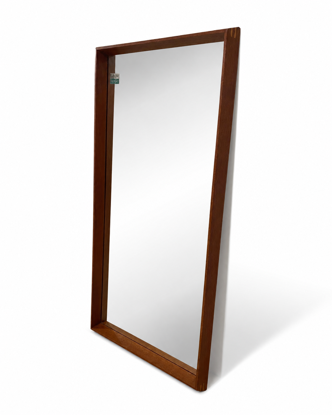 Vintage Danish Teak Wall Mirror by Jansen Spejle, 1960s