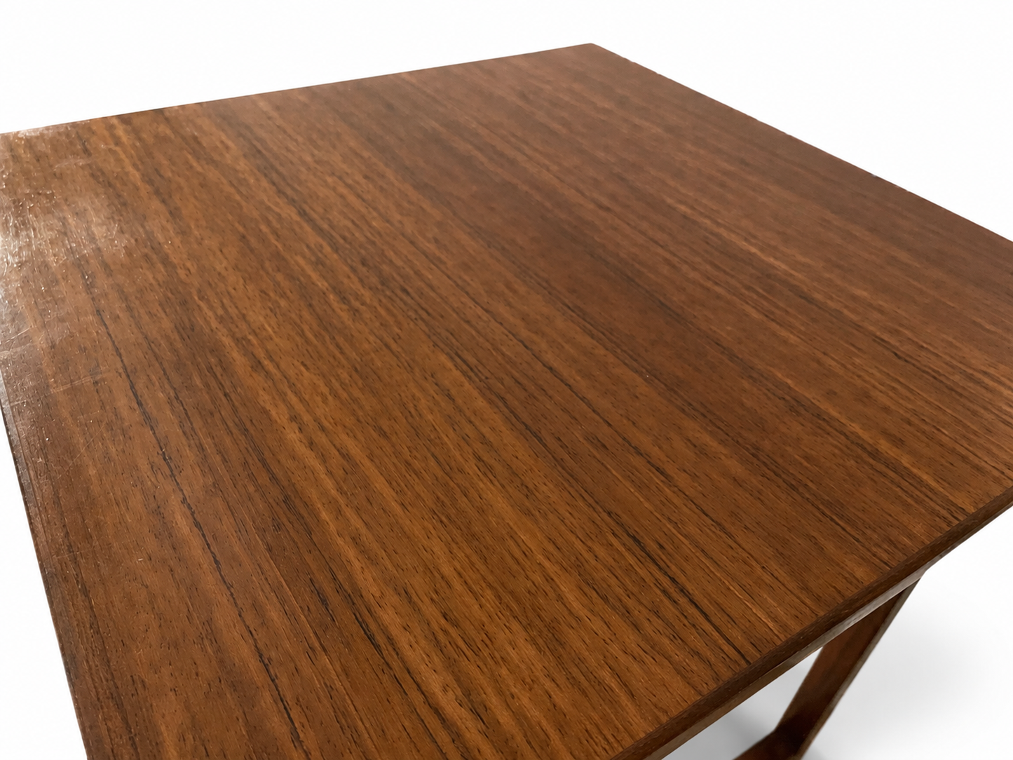 Vintage Danish Rosewood Cube Side Table, c. 1960s, Style of Kai Kristiansen