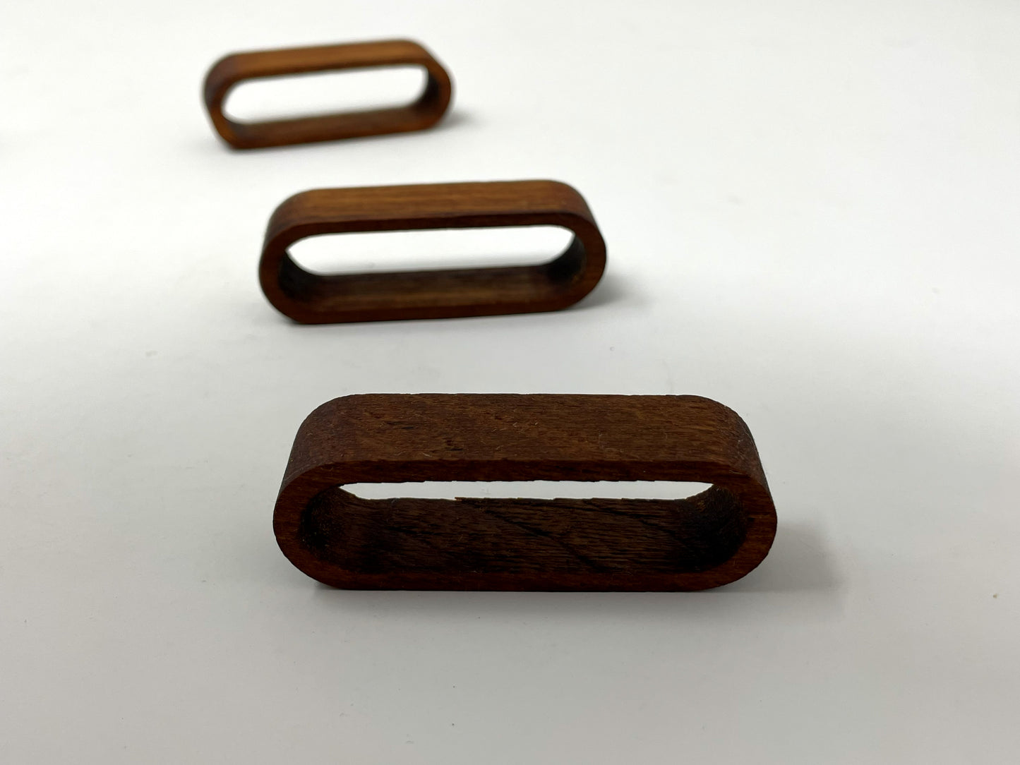 Vintage Bangkok Teak Napkin Rings by Laurids Lønborg Denmark